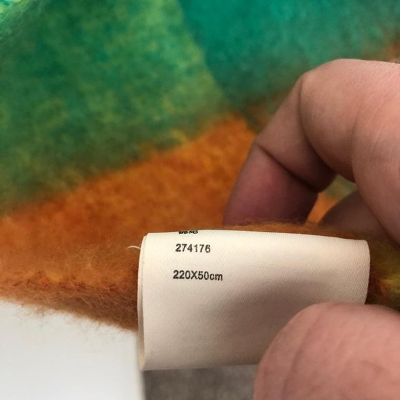 Acne Studios Chunk Wool Multicolored Scarf - Picture 3 of 5